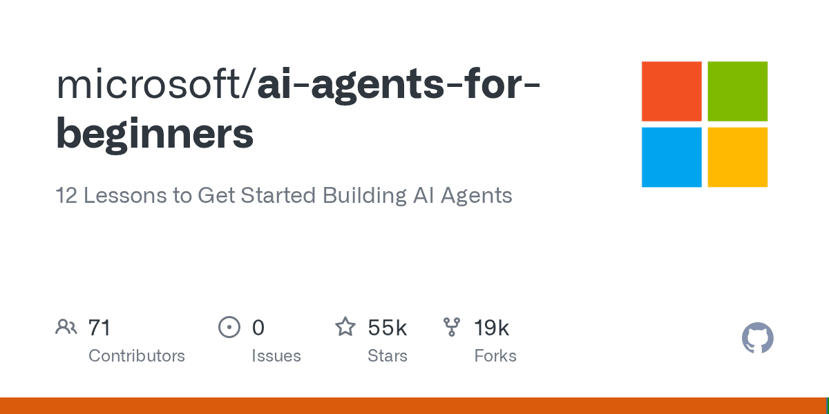12 Lessons to Get Started Building AI Agents
