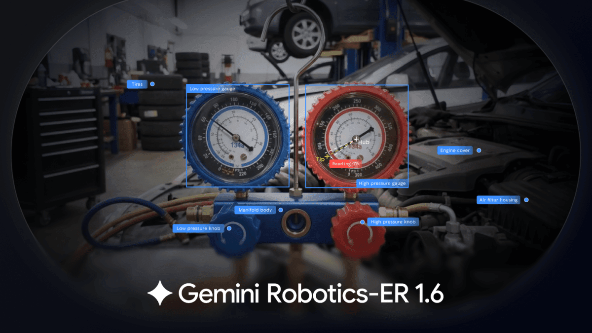Gemini Robotics ER-1.6: Robots now navigate complex tasks